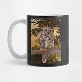 Tawny Owl Artwork Mug